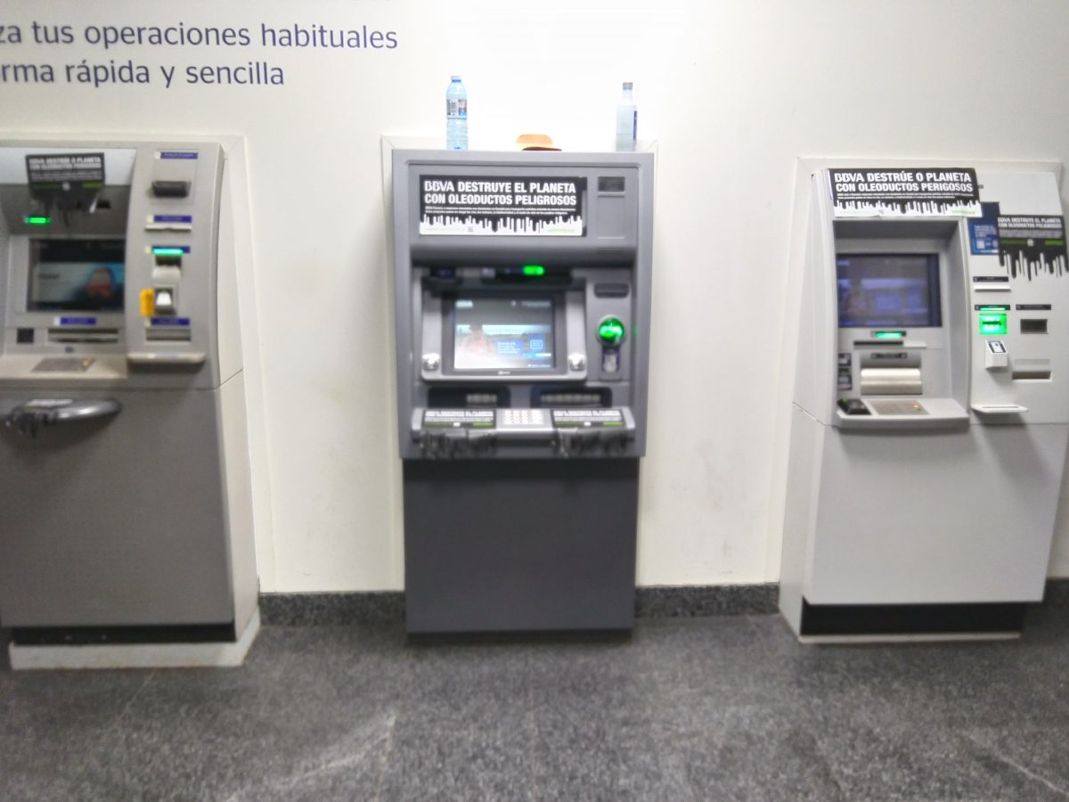 Actividad en cajeros de Santiago de Compostela