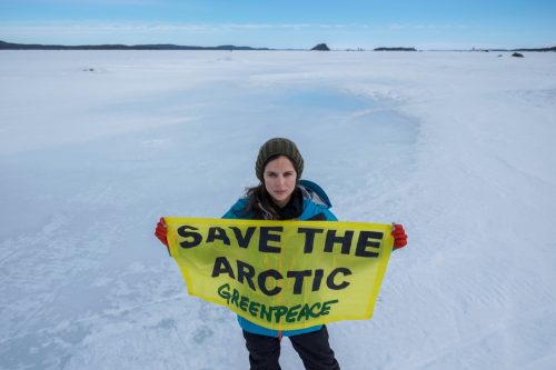 Expedición de Greenpeace, “Mujeres por el Ártico” Elena Anaya