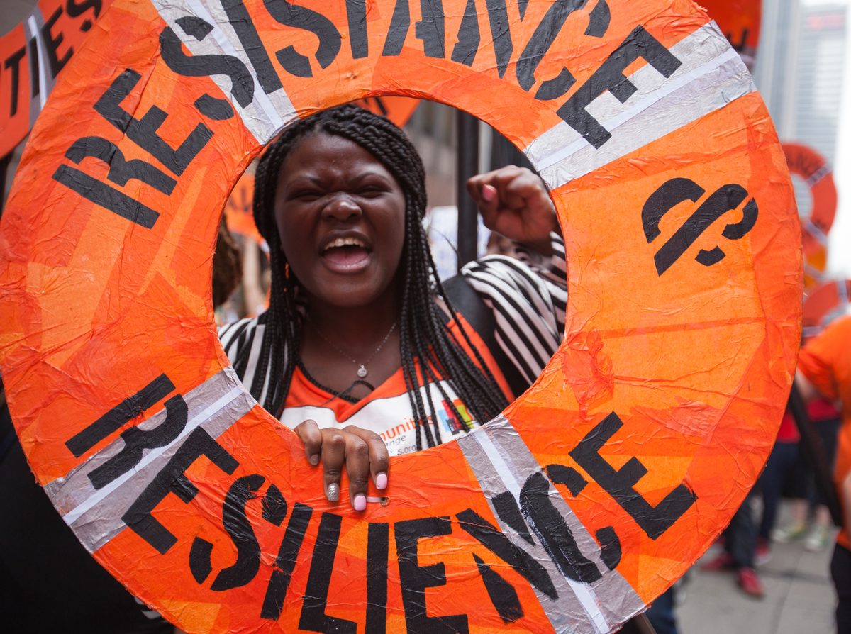 Marcha por el clima en Nueva York