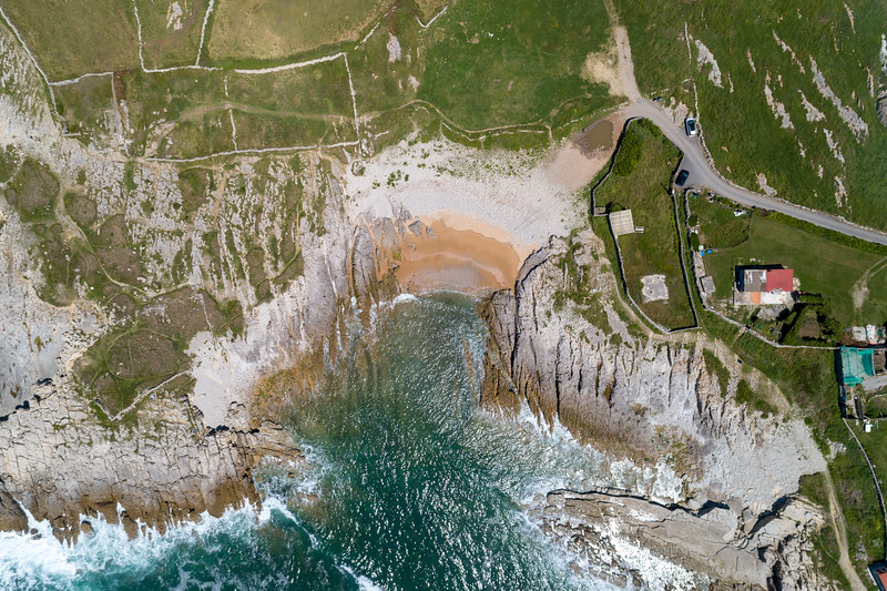 Playa Rosamunda, Cantabria.