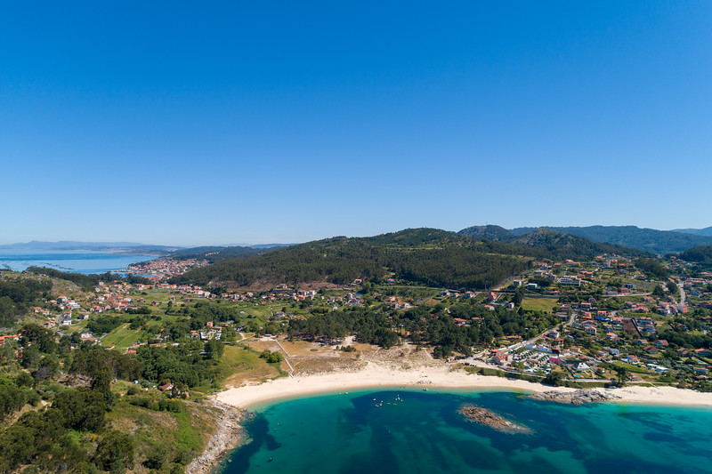 Praia de Limens, Cangas, Pontevedra.