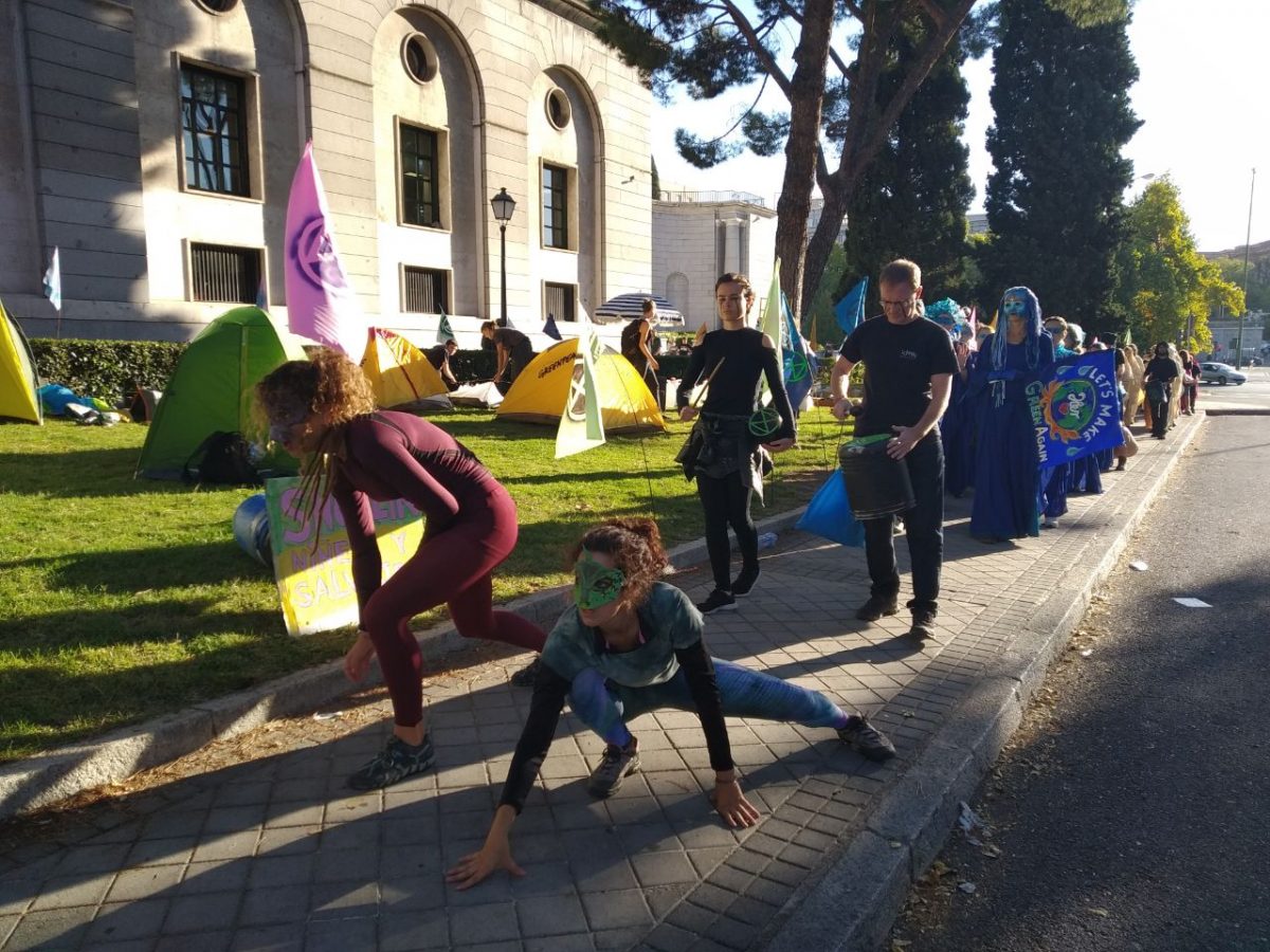 Protesta en Nuevos Ministerios