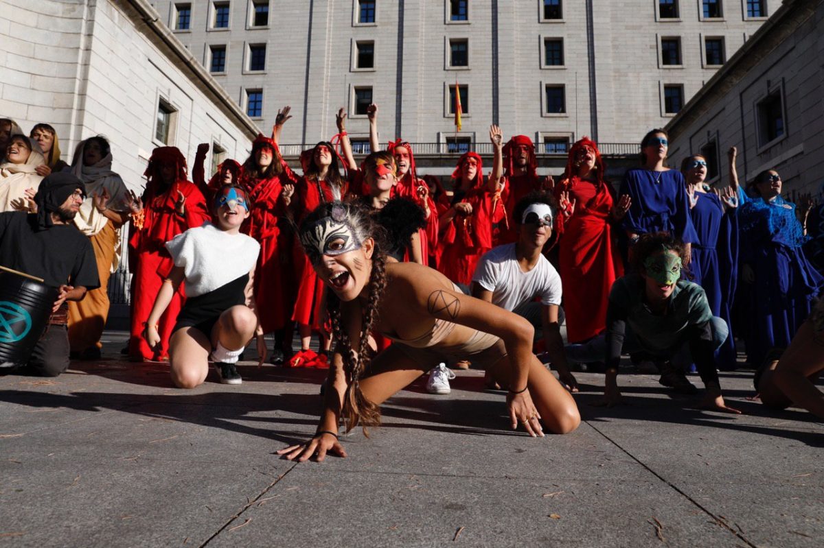 Protesta climática en Nuevos Ministerios