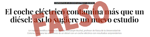 Mito contaminación coches eléctricos