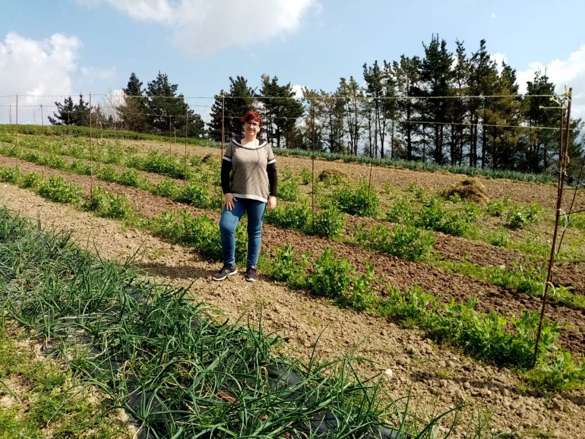 Begoña Aristi, agricultora en Tolosa