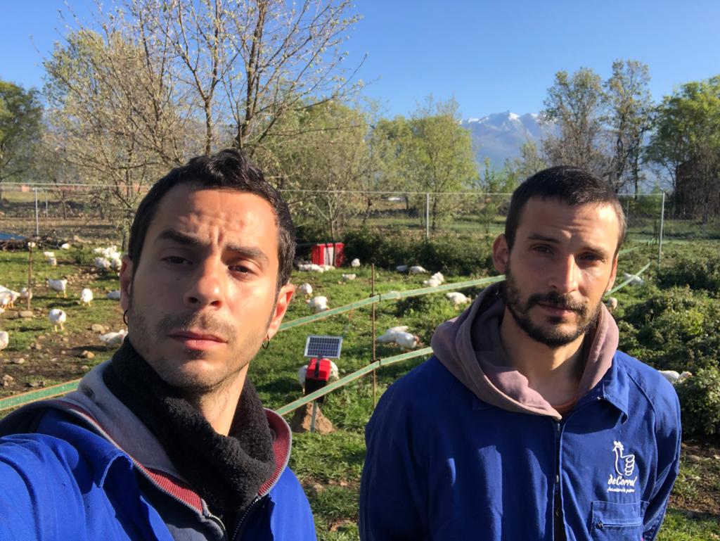 Alberto y Álvaro, de la granja deCorral