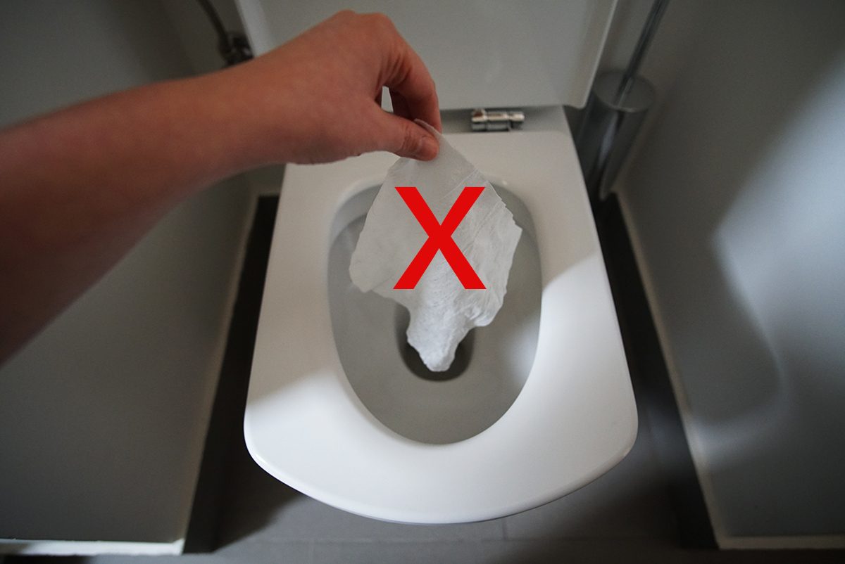 La crisis de las toallitas húmedas