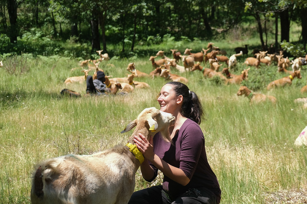 Laura Martínez es ganadera ecológica.