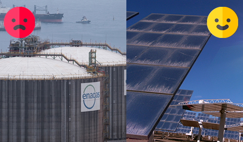 energia fosil contra energia renovable