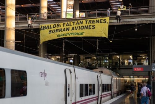 peticion mas trenes greenpeace