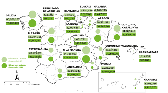 nitratos comumidades autónomas