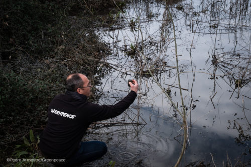 Greenpeace agua contaminada