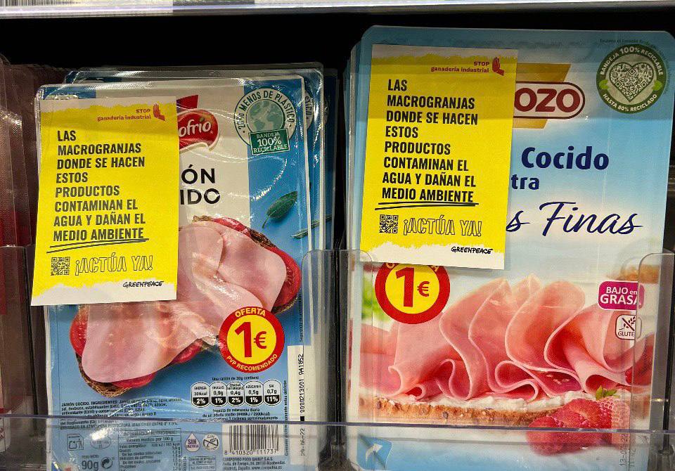 Ponemos etiquetas honestas en productos de macrogranjas.