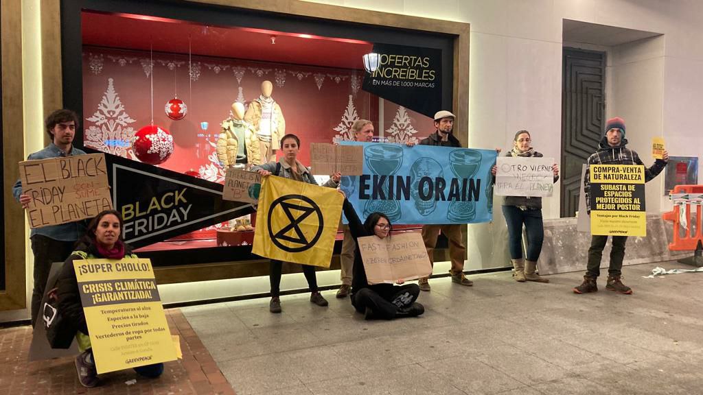 Gran Vía, Bilbao (en alianza con Fridays for Future y XR)
