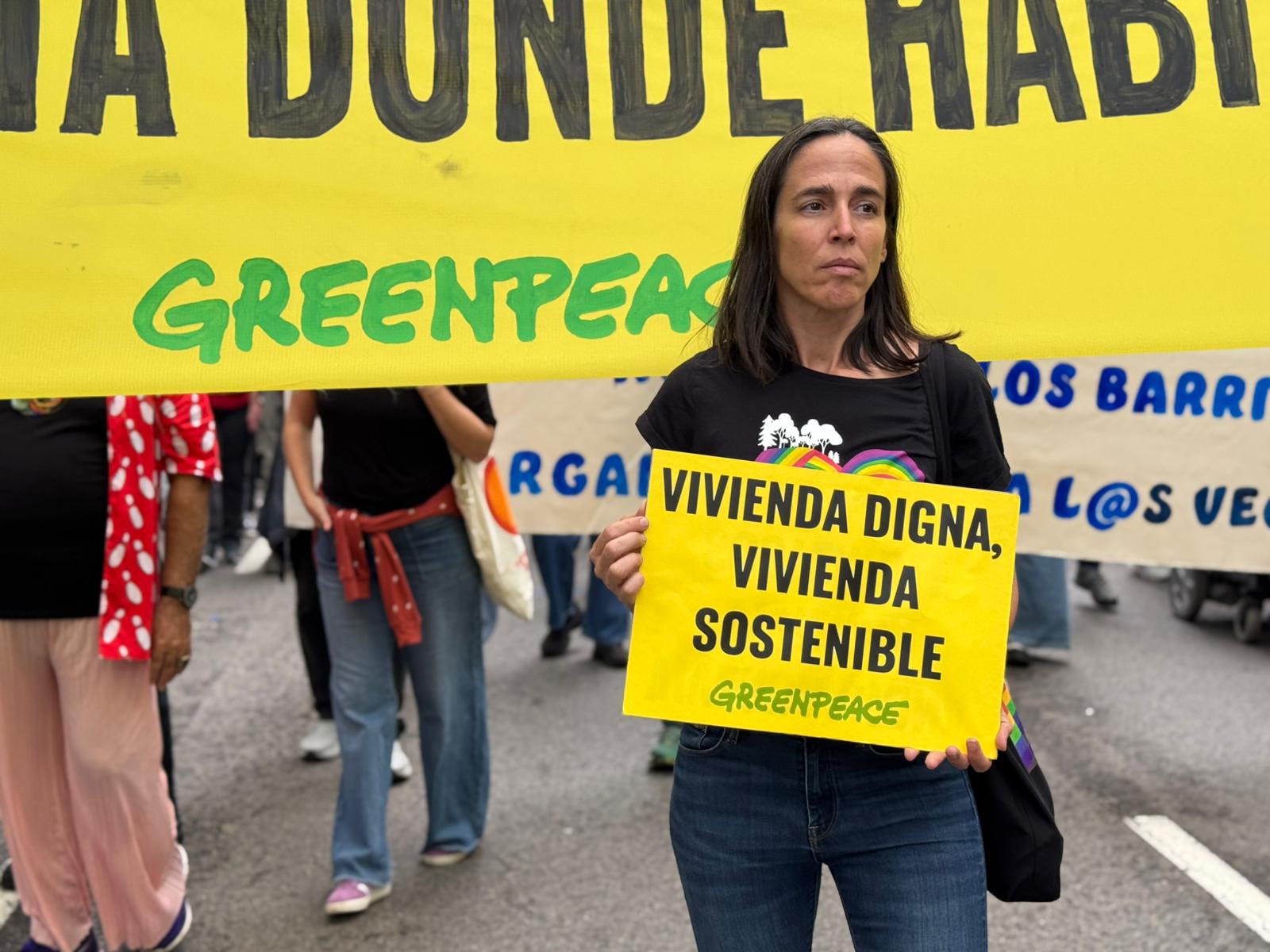 Manifestación por una vivienda digna.