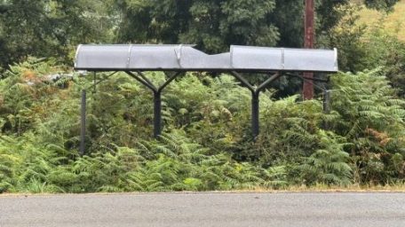 Parada de autobús abandonada