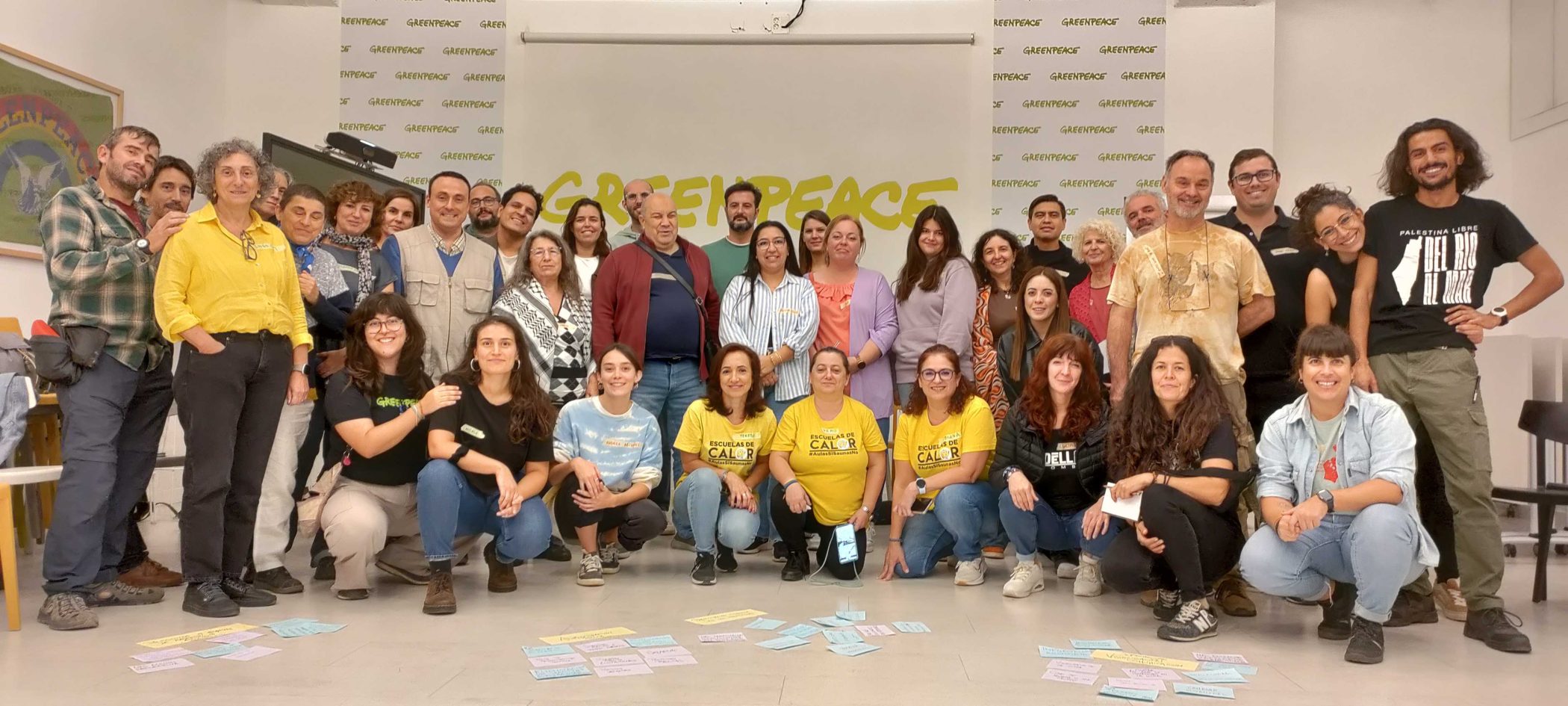 Encuentro de colectivos afectados por impactos del cambio climático: sábado 18 de Octubre 2025. Greenpeace España.