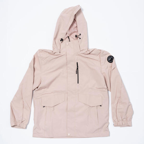 chaqueta impermeable rosa de shein