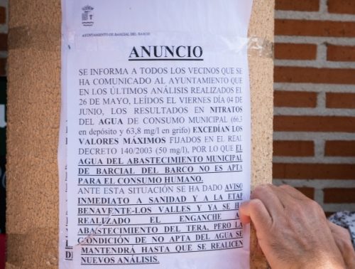 contaminación nitratos España macrogranjas